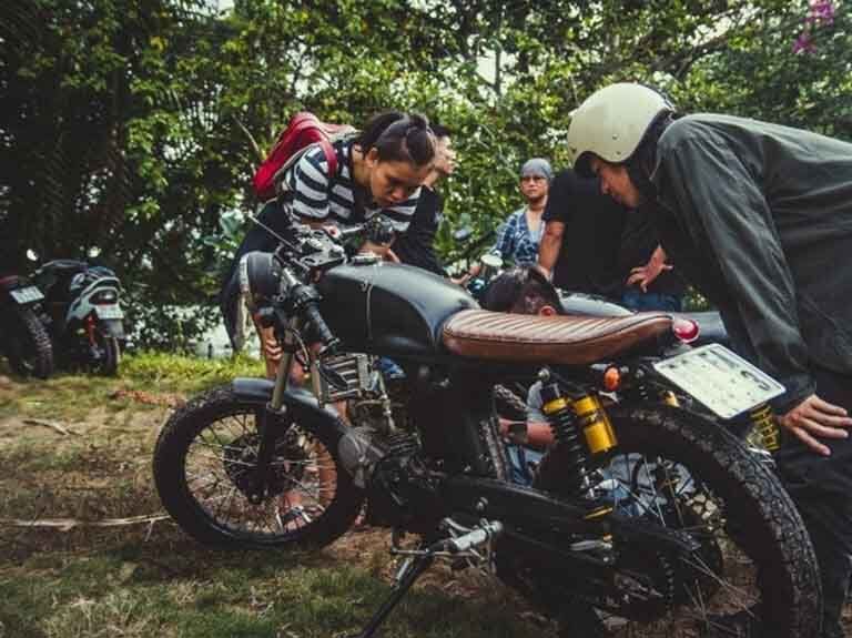 Check carefully before motorbiking